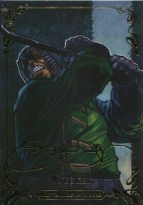 Marvel Masterpieces 2018 Tier 1 Gold Base Card 5 Wrecker