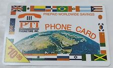 VINTAGE PTI EXPIRED TEN ($10) DOLLAR PHONE CARD FROM 1997 NICE CONDITION 