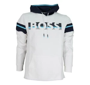 Hugo Boss Unisex Hoodie Soody ART 50465949 Color White - Picture 1 of 3