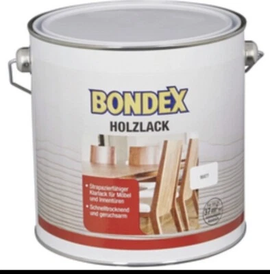 Bondex Holzlack Matt oder Seidenglänzend Inhalt 2,5 L Auktion 01 - Bild 1 von 2