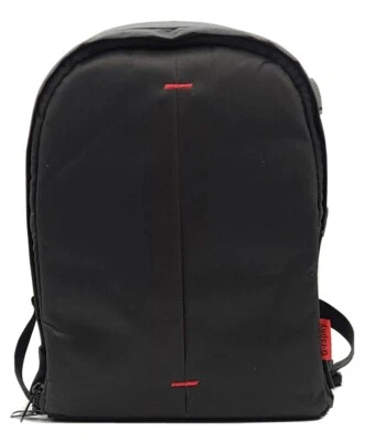 Mochila para cámara DSLR de gran capacidad con soporte para trípode impermeable de nailon negro Foto 1 de 4