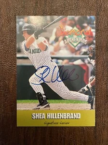 SHEA HILLENBRAND DIAMOND AUTHENTICS AUTOGRAPHED SIGNED AUTO BASEBALL CARD 30 - Picture 1 of 1