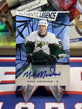 21/22 2021 SP GAME USED MIKE MODANO #115 AUTHENTIC LEGENDS BLUE AUTOGRAPH AUTO