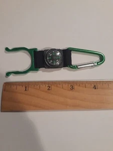NEW Carabiner Clip Hook Water Bottle Holders D-ring - Compass Hike Camping - Picture 1 of 22