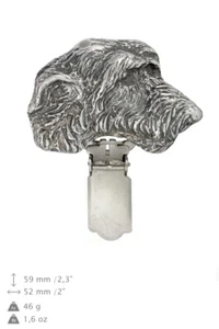 Lévrier irlandais, Clips couvert d’argent, qualité supérieure, Art Dog FR - Bild 1 von 8