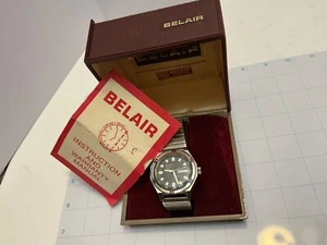 Reloj Belair Seapearl 600 vintage de acero inoxidable para hombre ¡con caja y papeleo! - Imagen 1 de 20