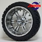 GOLF CART 14" MAGNETIC WHEELS and 20" STINGER ALL TERRAIN TIRES DOT RATED (4)