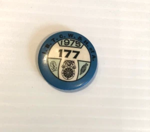 1975 Teamsters Union Pin IBTCW&H of Local 177 New Jersey Sopranos Newark Local - Picture 1 of 3