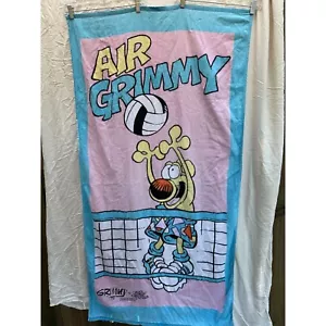 Vintage JAY FRANCO AIR GRIMMY Mike Peters Grimm BEACH TOWEL 31" x 57" - Picture 1 of 4