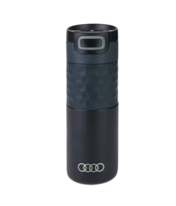 New Genuine Audi Insulated mug Stainless steel, black - 3292200400 - Picture 1 of 1