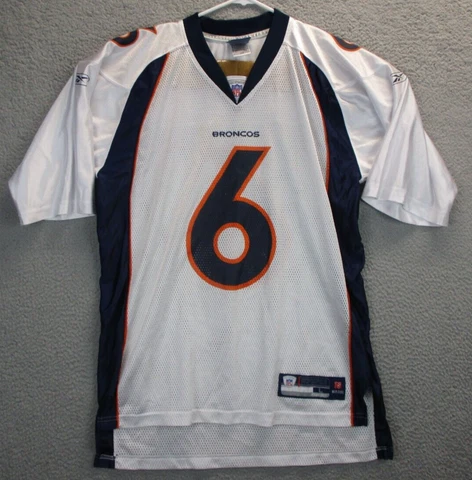 Denver Broncos Jersey Adult Large Jay Cutler 6 Reebok NFL Football Authentic RBK Cover