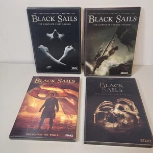 BLACK SAILS /Michael Bay STARZ T.V. Series Collection (DVD) Seasons 1-4 - Picture 1 of 14
