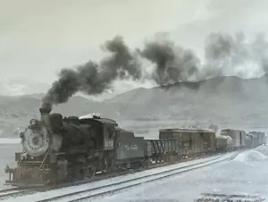 Foto Kindig en blanco y negro DRGW Rio Grande Train #1193 Charleston Utah 1947 M13 - Imagen 1 de 7