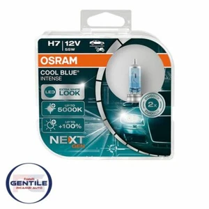 COPPIA LAMPADE OSRAM H7 5000K +100% 12V 55W COOL BLUE INTENSE EXTRA LED LOOK - Bild 1 von 5