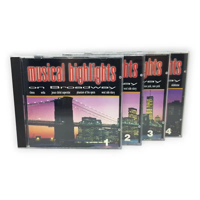 Musical Highlights on Broadway 4 CD Compilation 1994 Impuls Phantom der Oper Get - Bild 1 von 4