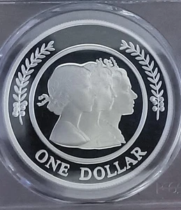 Spectacular Obv Grading Error PCGS. 1999 $1 Silver Majestic Images Coin PR70 - Picture 1 of 11