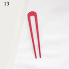 Simplicity Colorful Fork Hairpins Japan Style Hair Sticks Candy Color 1Pc