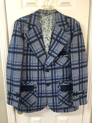 Chaqueta Blazer Abrigo Deportivo Azul Hombre Rogers ARISTOCRAT De Colección Años 50. Raro Foto 1 de 4