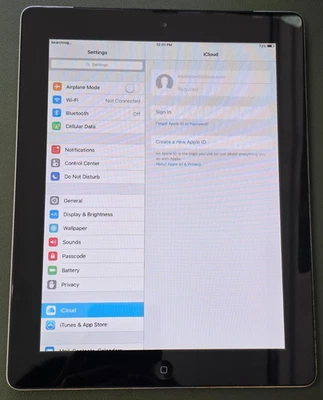 Apple iPad 2nd Gen, 64GB, A1395, AT&T, Cellular, Reset, Tested, Black, Read - Image 1 of 4