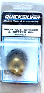 Quicksilver Mercury Prop Nut, Spacer & Cotter Pin 802002Q 1 - Bild 1 von 3