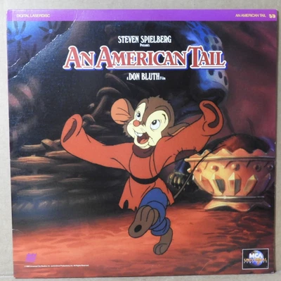 (STEVEN SPIELBERG) AN AMERICAN TAIL 1991 (UNIVERSAL) LASER DISC (NTSC) VG+/EX!! Foto 1 de 4
