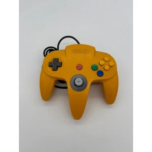 Mando Nintendo 64 N64 amarillo OEM - Buen palo - Imagen 1 de 2