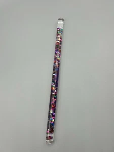Toysmith? Purple Pink Star Spiral Glitter Wand EUC Princess Wizard 12” VTG 90s - Picture 1 of 8