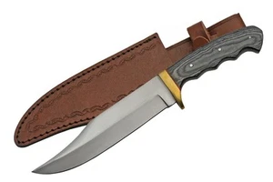 12.25" Full Tang Bowie Knife with Sheath - Tactical Fixed Blade Hunting Knife... - Picture 1 of 3