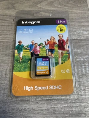 Integral High Speed SDHC Memory Card 32GB Up To 80MB/s - NEW SEALED - Image 1 of 4