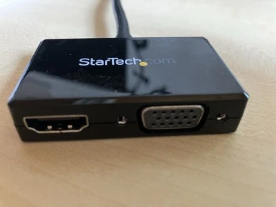 StarTech Mini DisplayPort auf HDMI / VGA Adapter schwarz (MDP2HDVGAW) - Bild 1 von 3