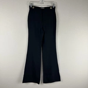 Pantalone Sandro Paris donna nero svasato business casual taglia 36 small - Foto 1 di 8
