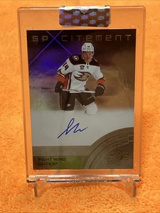 Sam Colangelo RC AUTO 2024-25 UD Clear Cut #SXA-SC 2000-01 SPX XCITEMENT - Ducks - Bild 1 von 2