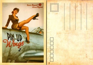 Postal - Segunda Guerra Mundial - ALAS PIN-UP 2 - Romain Hugault Laurent Negroni - Imagen 1 de 1