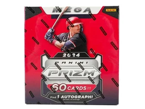 2024 Panini Prizm Baseball MEGA BOX Factory Sealed - 1 Auto & 12 Pink Ice Prizms - Bild 1 von 4