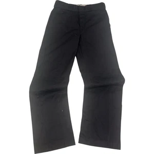 Pantalones chinos Dickies 874 para hombre W30 L30 calce recto cargo negros de algodón - Imagen 1 de 9