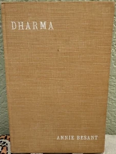 Annie Besant / Dharma 1918 4. Auflage - Bild 1 von 1