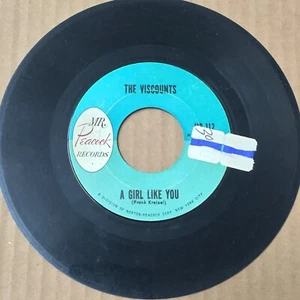 Viscounts A Girl Like You Night Fight VG MR PEACOCK soul sax instrumental 45 - Picture 1 of 2