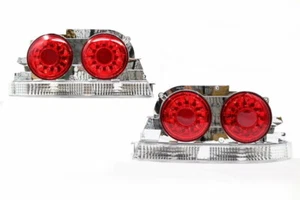Clear Red LED Tail Lights for 95-98 Nissan Skyline R33 GTR GTST RB26 taillights - Picture 1 of 7