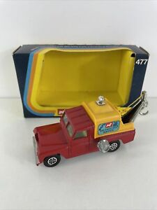 CORGI #477 Breakdown Truck, LAND ROVER Model Toy Tow Truck, 1973 Collectible
