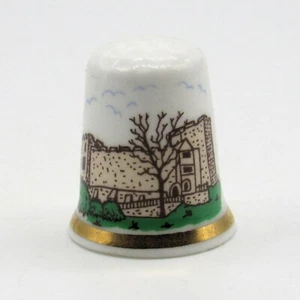 SAMMLERSTÜCK FINGERHUT, "TAMWORTH CASTLE" STAFFORDSHIRE - Bild 1 von 5