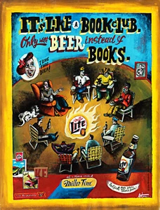 Anuncio de cerveza Miller #32 raro 2002 agotado para coleccionistas - Imagen 1 de 2