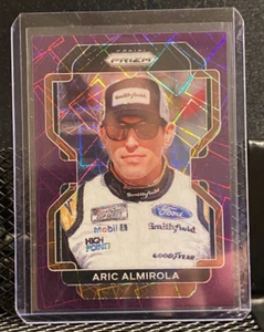 Aric Almirola 2022 Prizm Racing PROFILES Purple Velocity #132/199 Card # - Picture 1 of 2