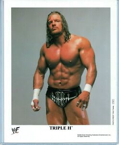 WWE TRIPLE H P-627 OFFICIAL LICENSED AUTHENTIC ORIGINAL 8X10 PROMO PHOTO RARE