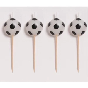 Soccer Pick Candles 4CT - Picture 1 of 1
