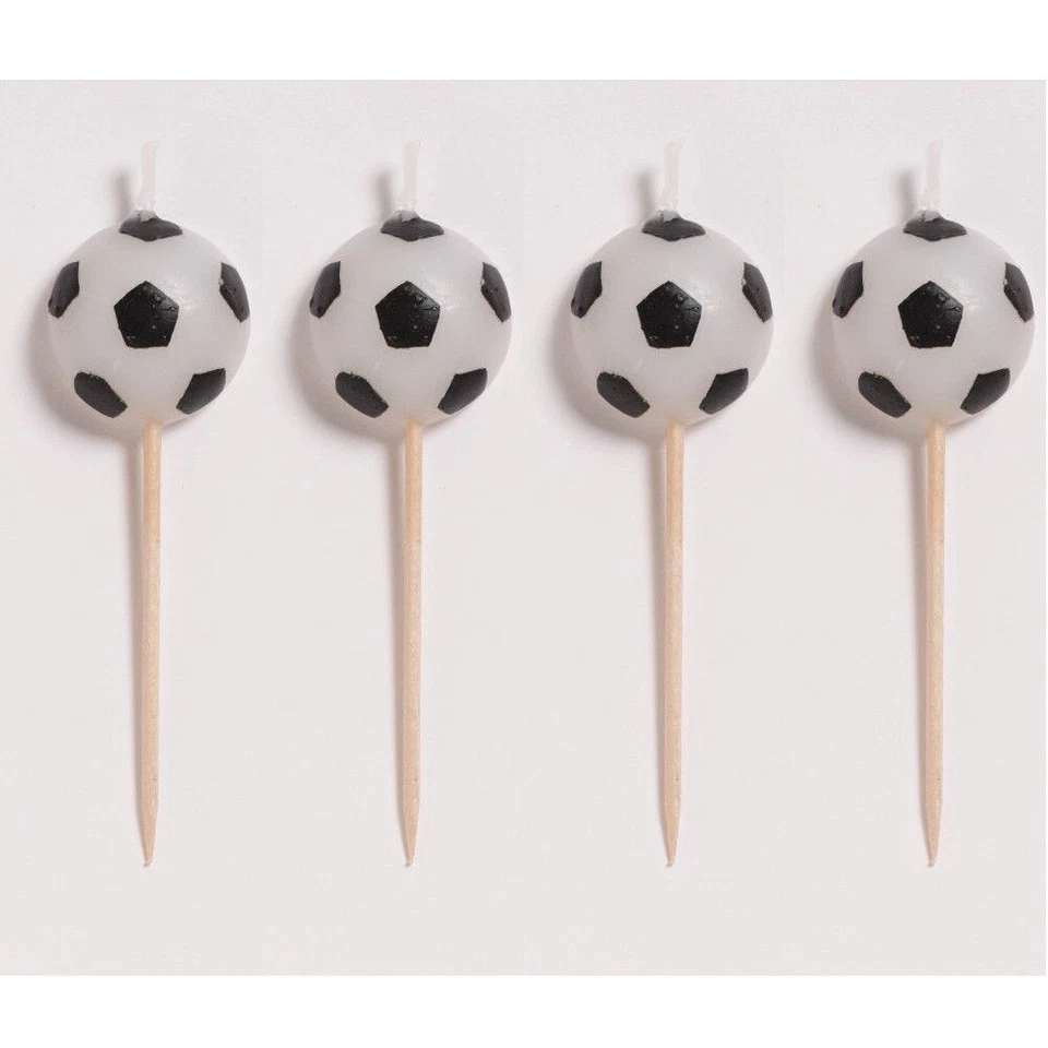 Soccer Pick Candles 4CT - Image 1 of 1