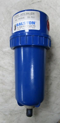 💥NEW BALSTON 1/2" PNEUMATIC FILTER 250 PSIG MAX PRESSURE A913A-DX - Image 1 of 4