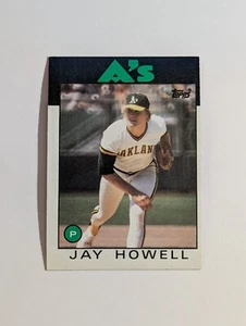 1986 Topps Baseball Jay Howell #115 Oakland Athletics - Picture 1 of 2