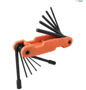 11 Piece Pro Folding Hex Key Set (5/32" to 1/2") - Picture 1 of 2