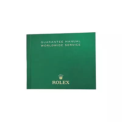 Rolex Garanzia Manuale Guarantee Worldwide Service Booklet Ref. 563.84 - Immagine 1 di 4