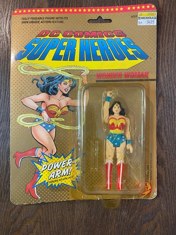 DC Comics Super Heroes Wonder Woman Power Arm Lasso Action Figure Toy Biz 1989 Cover